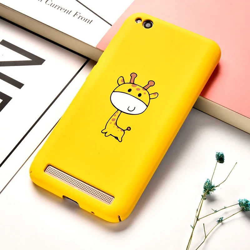 TOMKAS Cute Case Xiaomi Redmi 5 4X Note 4X 5A Case Giraffe Animal Back Cover For Xiaomi Redmi 5 Plus 5A Mi A1 5X Case PC Coque   (2)