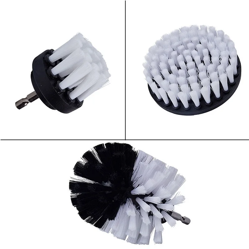 3 pcs/set Power Scrubber Brush Drill Brush Clean for Bathroom Surface Tub Shower Tile Grout Cordless Power Scrub Cleaning White 3 pcs/set Power Scrubber Brush Drill Brush Clean for Bathroom Surface Tub Shower Tile Grout Cordless Power Scrub Cleaning White