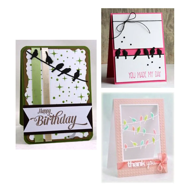 

Wires Birds Element Metal Cutting Dies for Animal Dies Scrapbooking for Card Making Embossing Cuts 2019 New Craft Dies