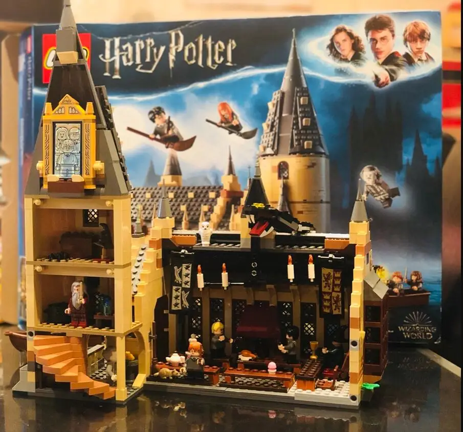

16030 16054 16028 16052 16055 The Hogwarts castle model toy Building Block compatible legoing 75952 75953 5378 4842 75954 71043