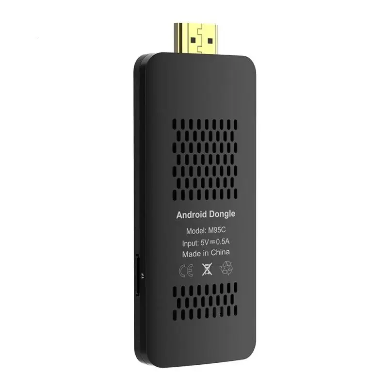 M95C Android 6.0 TV Dongle S905X Quad Core 64Bit 1GB/8GB TV Stick H.265 UHD 4K VP9 HDR WiFi 3D Media Player Multi-language