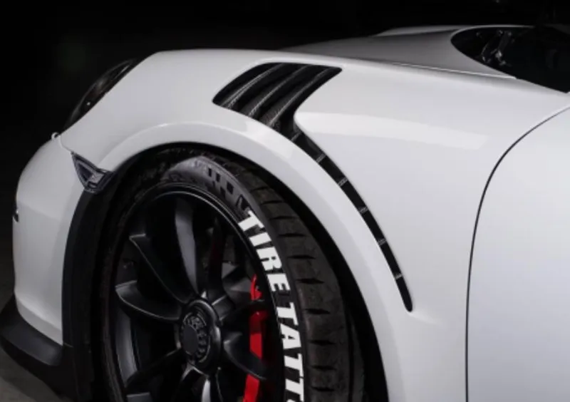 Углеродное волокно/Стеклопластик Bodykits комплект крыла 2 предмета подходит для 2013- Carrera 991 Turbo GT3-RS Стиль переднее крыло