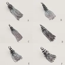 925 пробы серебряный браслет с кисточками серьги DIY ювелирный кулон аксессуары молитвенные бусины кисточка