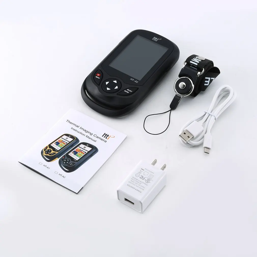 HT A2 3 2 дюймовый цифровой ИК тепловизионная камера 0.3MP Full View TFT экран Инфракрасный