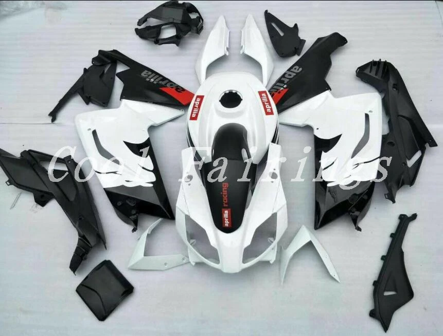 Топ мотоциклетный вставной обтекатель комплект подходит для Aprilia RS125 06 07 08 09 10 11 RS4 RSV 125 2006 2009 2011 красный черный серебро обтекатели комплект