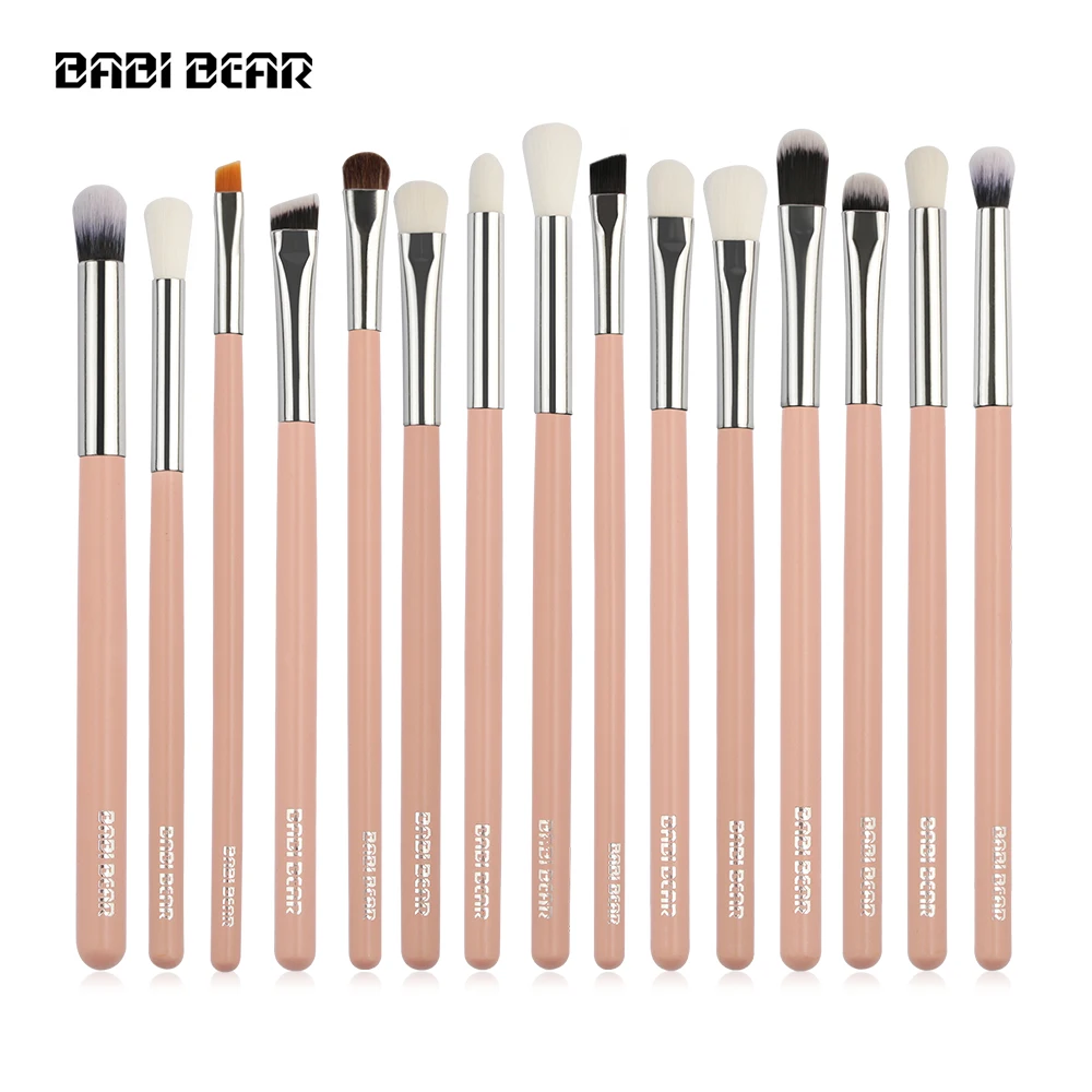 15Pcs Makeup Brush Set Eyeshadow Eyeliner Blending Pencil Brushes
