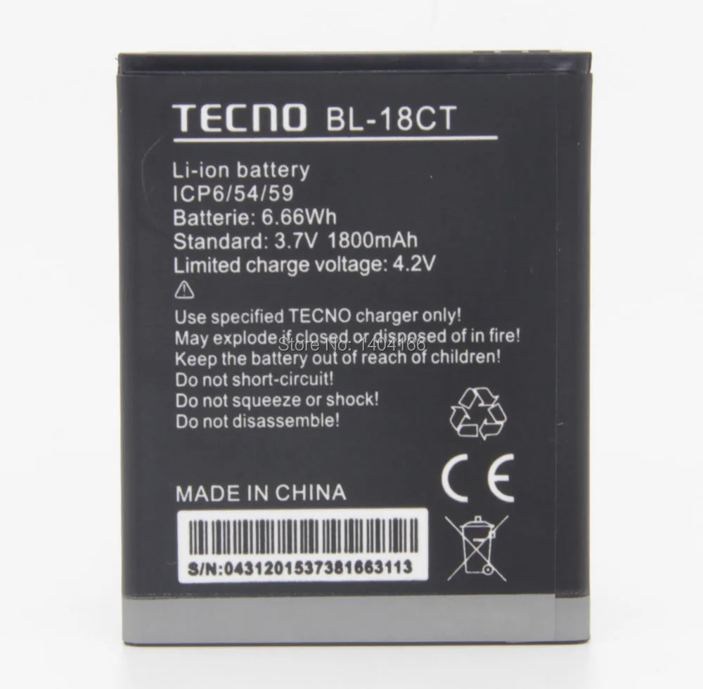 Tecno BL 18CT battery