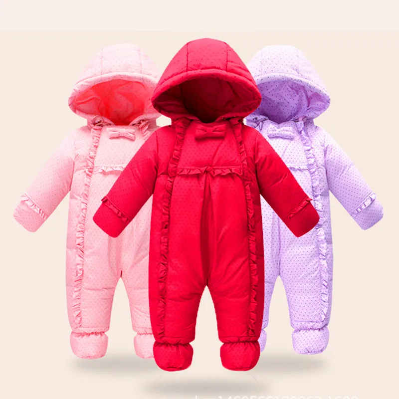 

The love of cat and mouse boy girl cartoon duck down jacket Jumpsuit jackets baby snowsuit kids Clothes 03