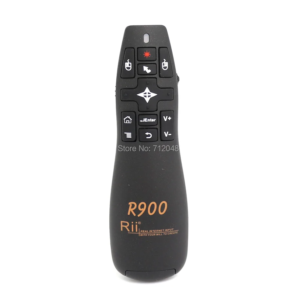 Оригинал Rii R900 2,4 ГГц мини Беспроводной Air Мышь с лазерной указкой для Android ТВ Box/Mini PC/ hd-плеер