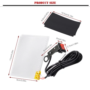 

ATV Heated Grip Kit Scooter Heater Waterproof Dustproof 10W Replacement