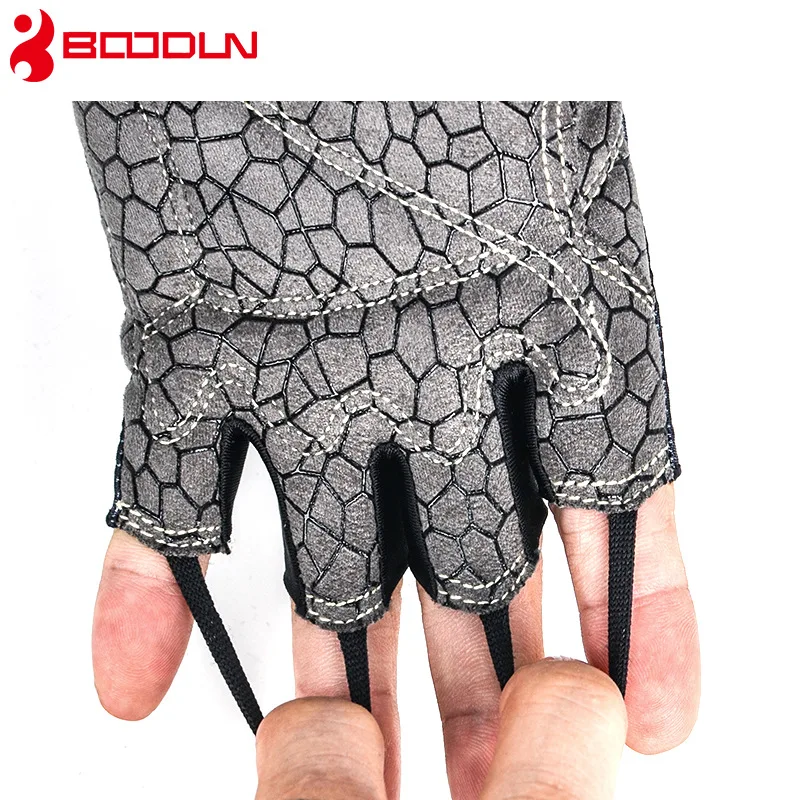 Summer Men Women Fitness Gloves Half Finger Breathable Elastic Anti-skid GYM Training Body Building Musculation Crossfit Gloves