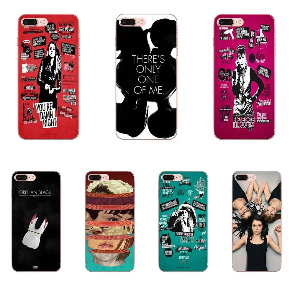 

Fashion Design Skin Black Cell Case For Apple iPhone 4 4S 5 5C 5S SE 6 6S 7 8 Plus X XS Max XR Orphan Black Clone Club Quotes