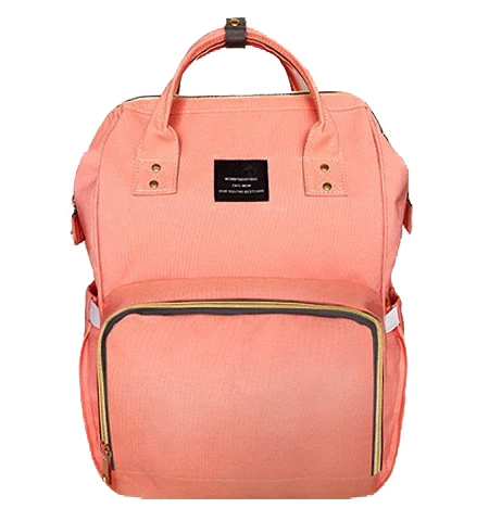 Модный подгузник для беременных, брендовая Большая вместительная Детская сумка для подгузников, рюкзак для путешествий, сумка для ухода за ребенком - Цвет: orange