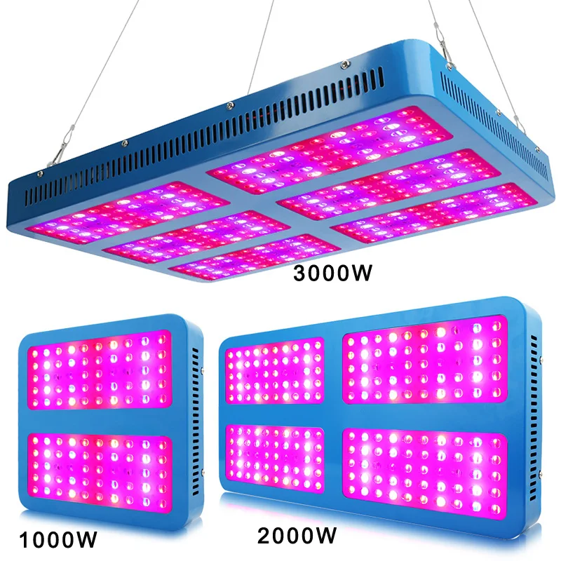 LED Grow Light 1000W 2000W 3000W Full Spectrum Grow Lamps For Medical Flower Plants Vegetative Indoor Greenhouse Grow Tent Box