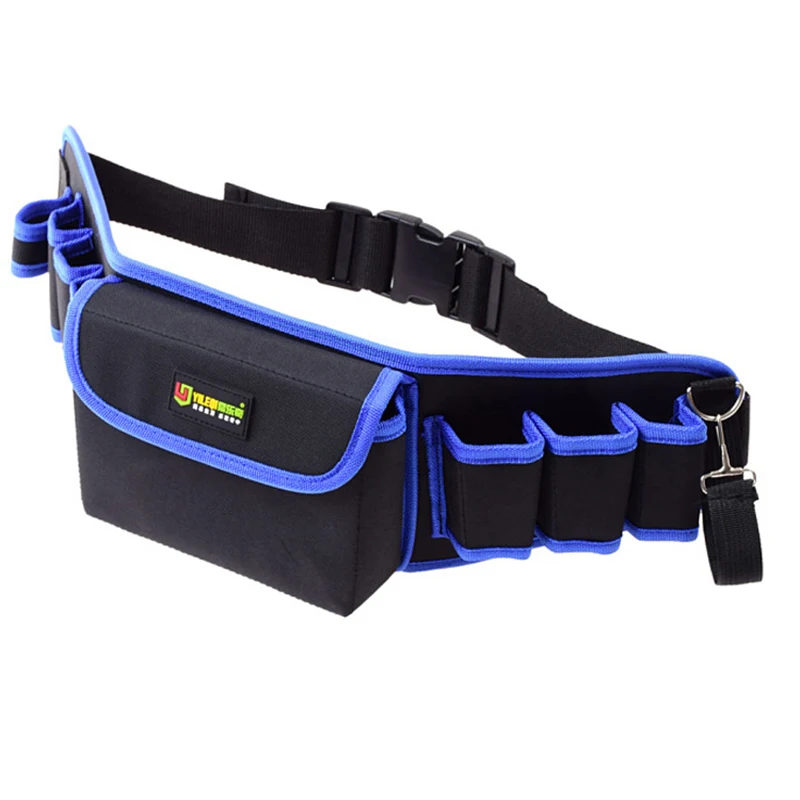 Electricians Adjustable Waist Pocket Belt Tool Bag Pouch Hammers Pliers Screwdriver Holder Storage Hand Repair Tool Organizer