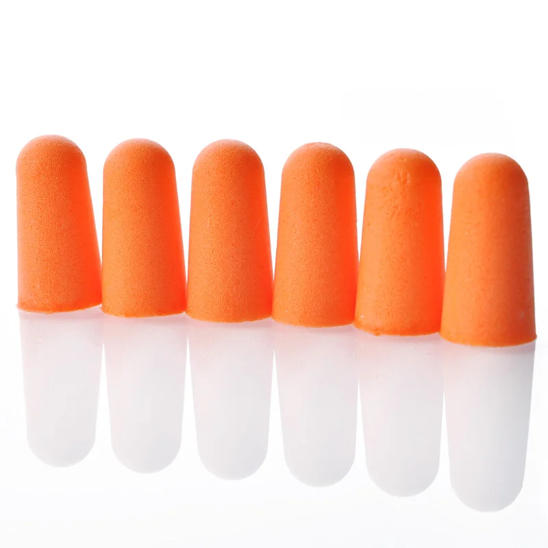 Best earplugs for sleeping 10Pairs Soft Orange Foam Ear Plugs Tapered