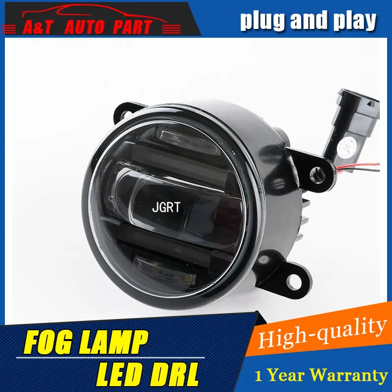 2007 2017 For Toyota Camry led fog lights+LED DRL+turn signal lights Car Styling LED Daytime