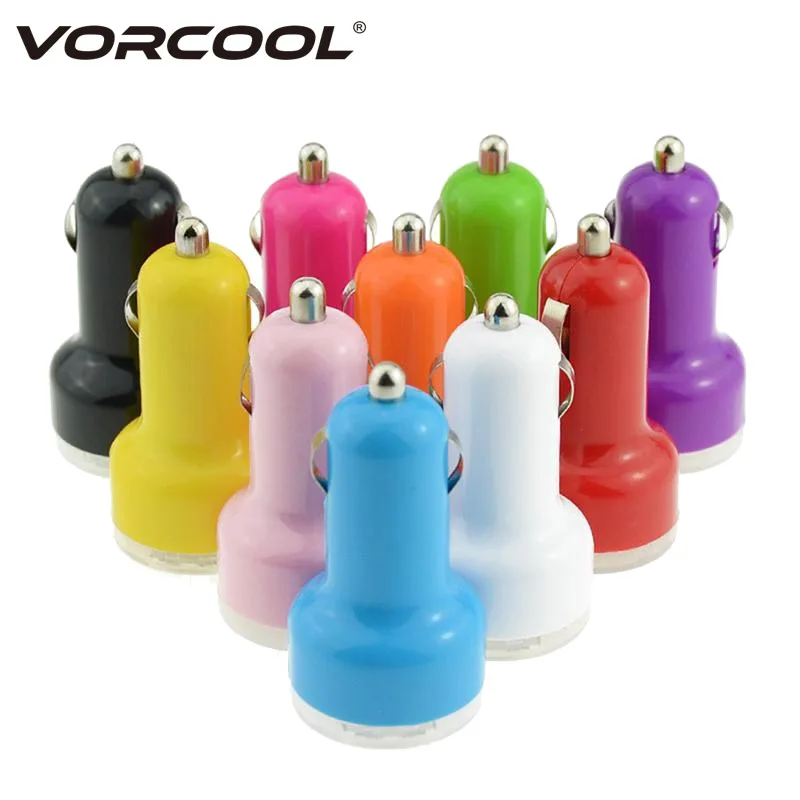 

VORCOOL 2.1A Car USB Charger Quick Charge Mobile Phone Tablet Charger 2 Port USB Fast Charger