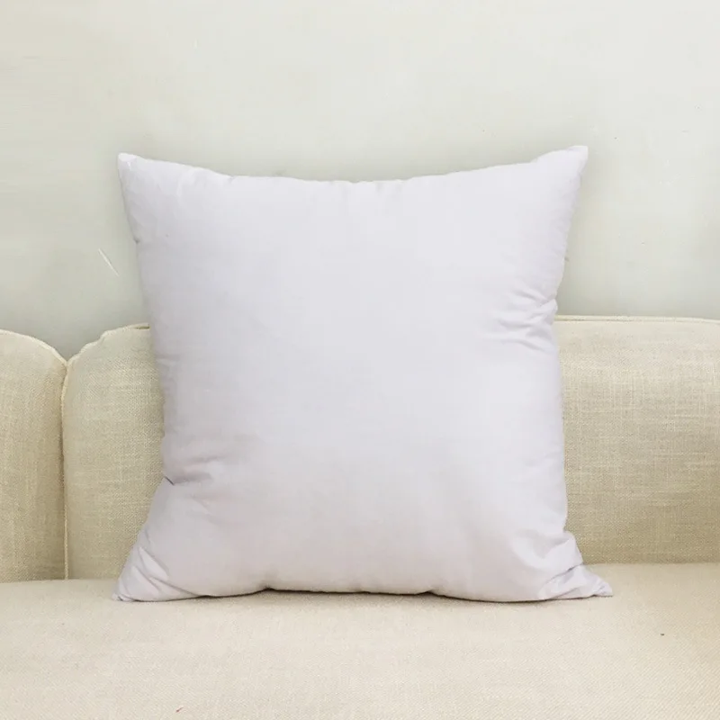 

White Color Throw Pillow Cover Cotton Cushion Cover Solid Pillowcase Cover for Office Home Decorative XF454-9