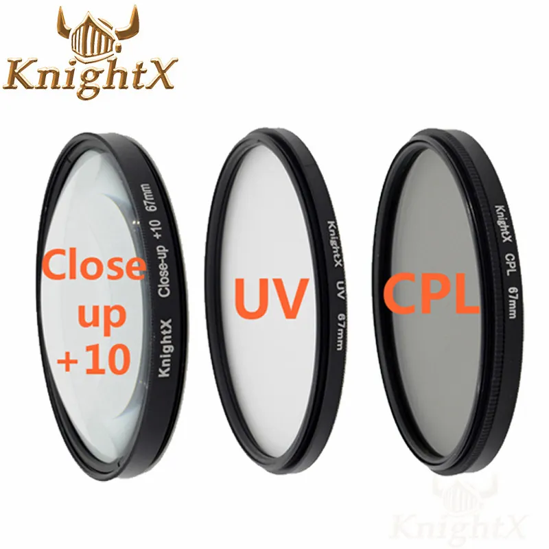 Buy KnightX 67mm 52mm 58mm polarizer filter cpl uv for