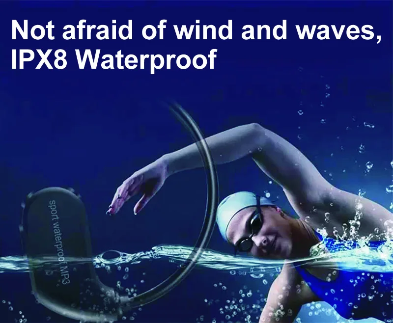 16.MP3 IPX8 Waterproof