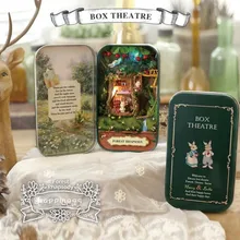 Коробка театр лес Рапсодия игрушка дом 3D Мини DIY миниатюрный деревянный пазл кукольный мебель украшения игрушки