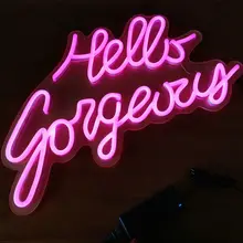 Уличная Рождественская декоративная мягкая неоновая трубка вывеска освещение