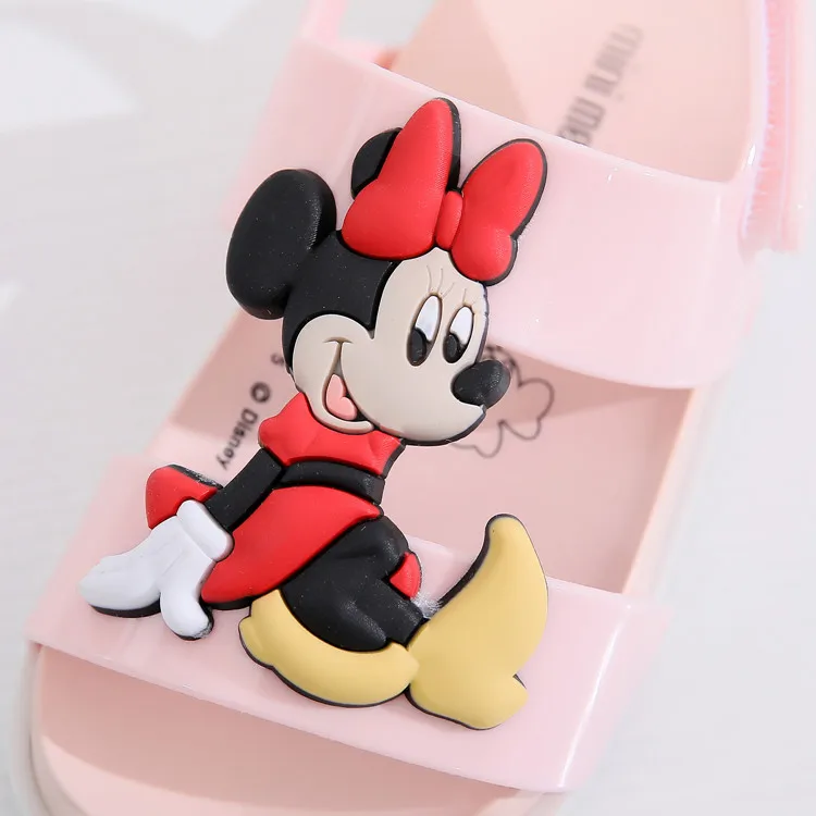 Сандалии Mini Melissa Cosmic прозрачные сандалии с Микки Маусом для мальчиков и девочек
