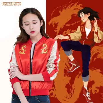 

Movie Breaks Internet:Wreck-It Ralph Hua mulan Cosplay Costume Baseball Jackets Coat for Kids Adult Casual Unisex Coat in stock