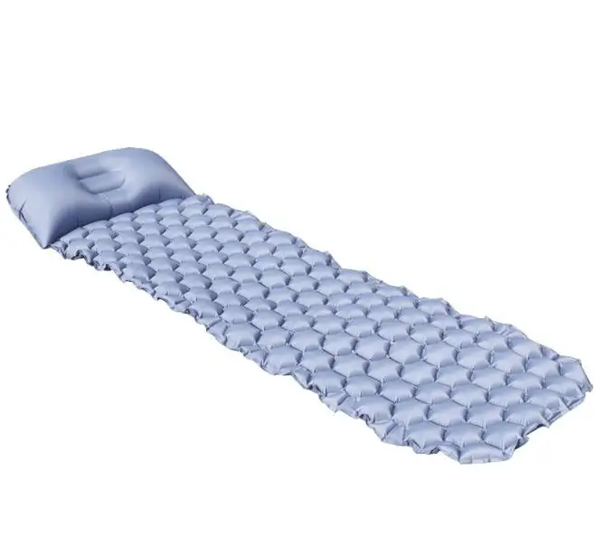 Коврик для кемпинга Сверхлегкий надувной коврик для сна Матрас с подушкой для наружного кемпинга пешего туризма альпинизмом путешествия