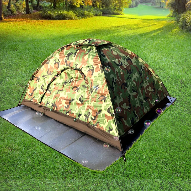 Barraca de Acampamento Barracas de Praia ao ar Viagens à Prova de Vento Barracas ao ar Pessoas Única Camada Livre Impermeável Toldo Tenda Verão Pop up 2-3 23 Esporte e Lazer