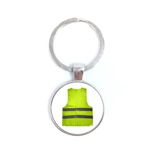 Porte-clés gilet jaune créatif pour homme, idée Souvenir parfaite, Mouvement des Gilets Jaunes