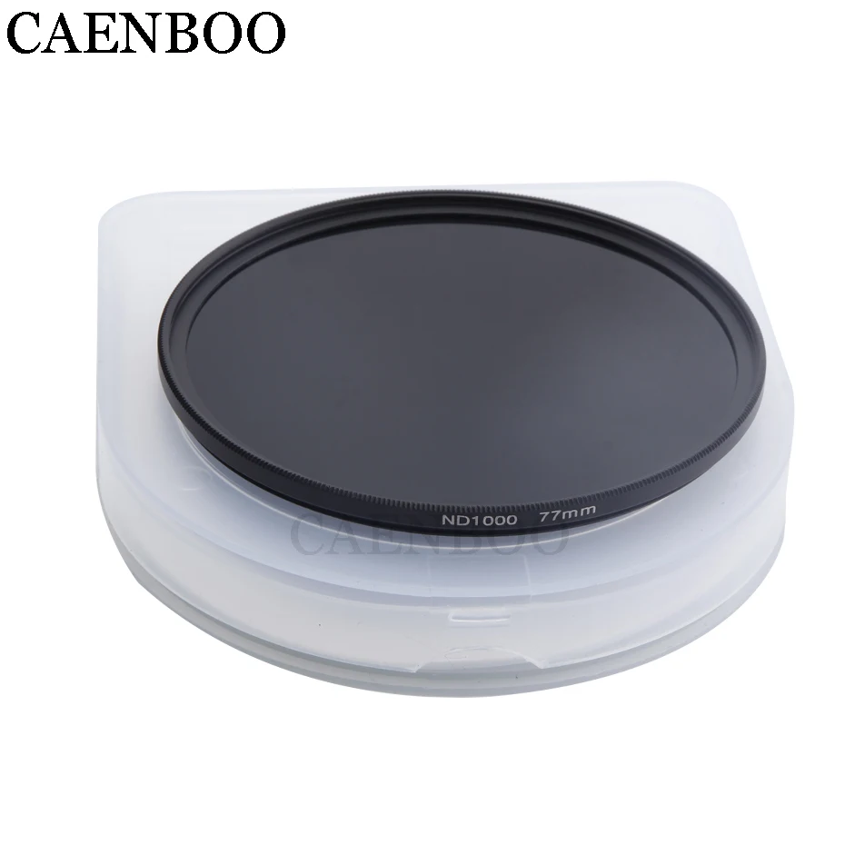 

CAENBOO Lens Filter 67mm 72mm 77mm 82mm ND1000 Optical Glass Neutral Density ND Filters Universal Filtro For Canon Nikon Sony