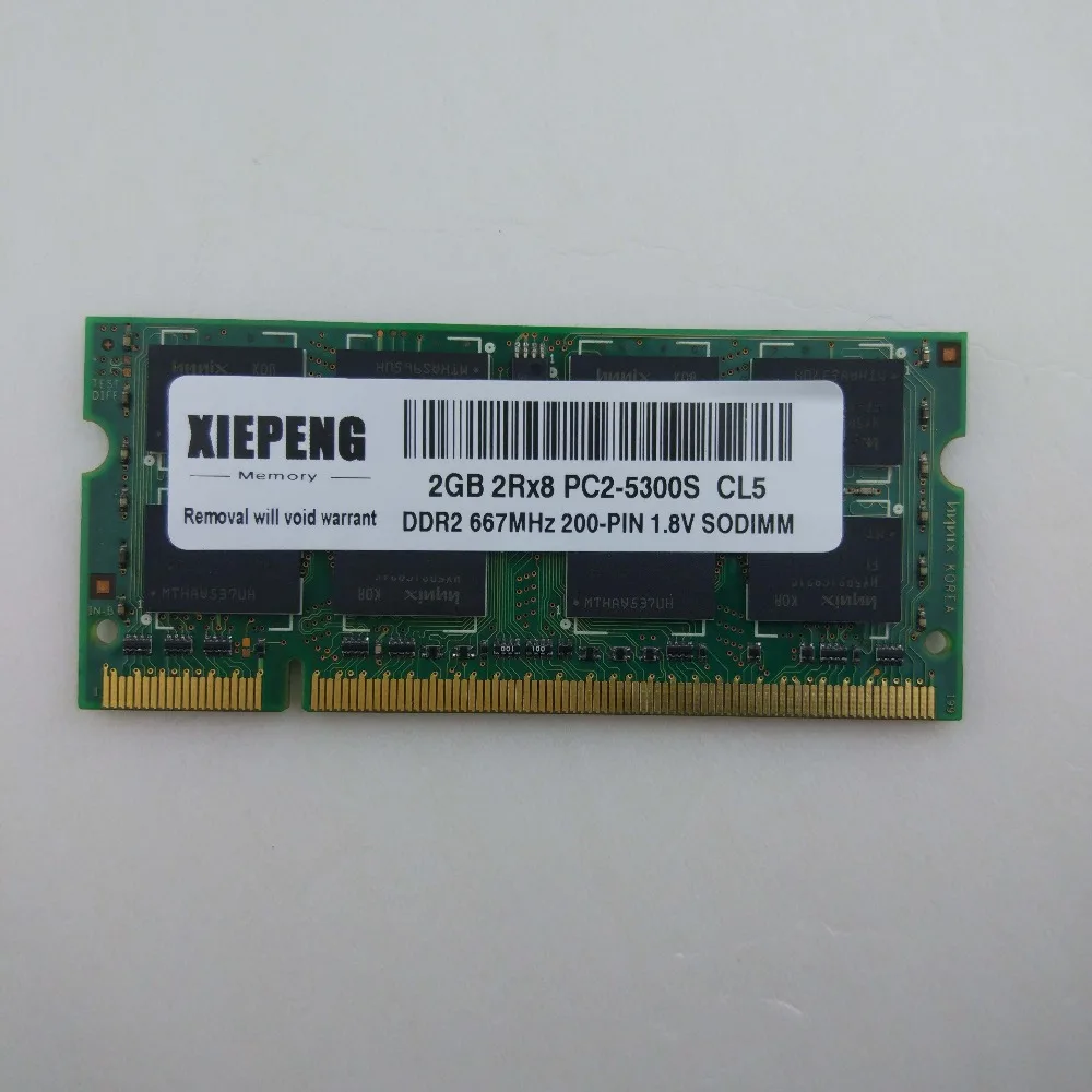 Samsung Hynix Micron PC2 5300S Mémoire RAM DDR2 SO Dimm 2 Go 667 MHz