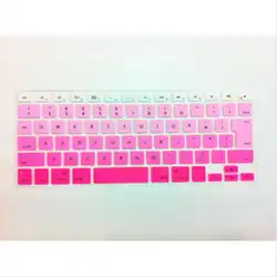 Радуга JP keyboardx100 Цвет Английский Клавиатура кожного покрова протектор для Apple MacBook Air Pro Retina 13 15 17 для mac air