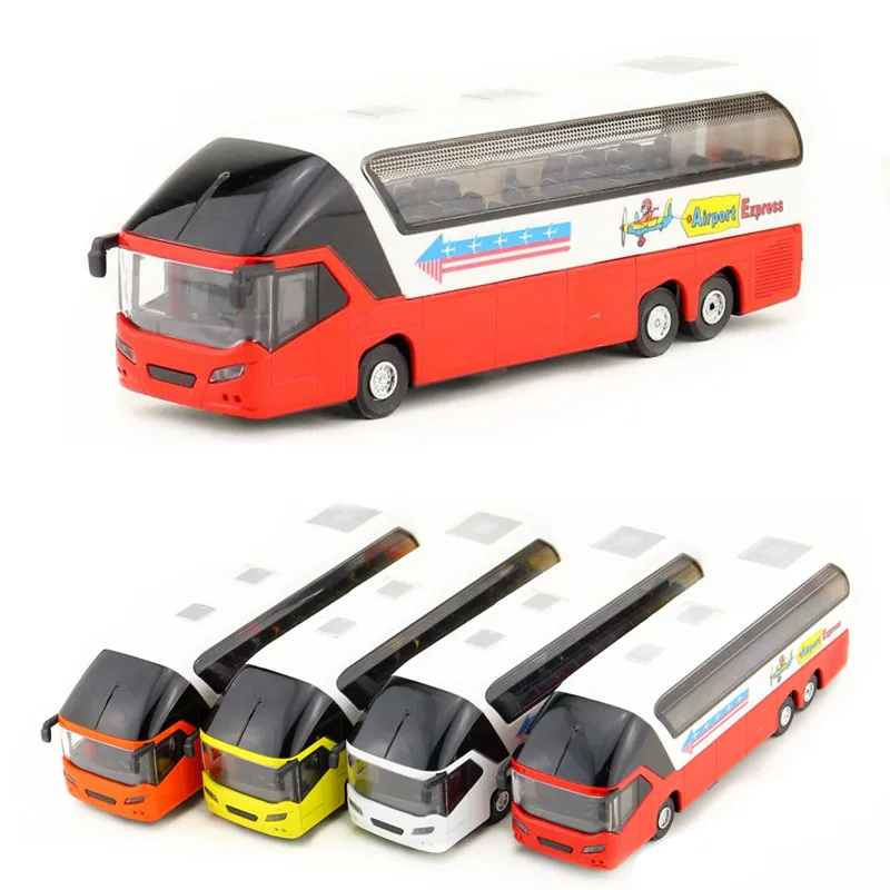 Новый Diecast металлические Нью Йорк двухэтажный игрушка автобус/с светильник и
