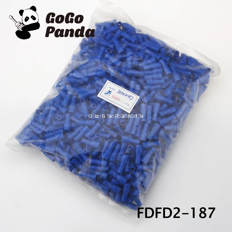 250 Terminais Femininos de Cobre Prensado a Frio 250 terminais femininos de cobre prensado frio 01