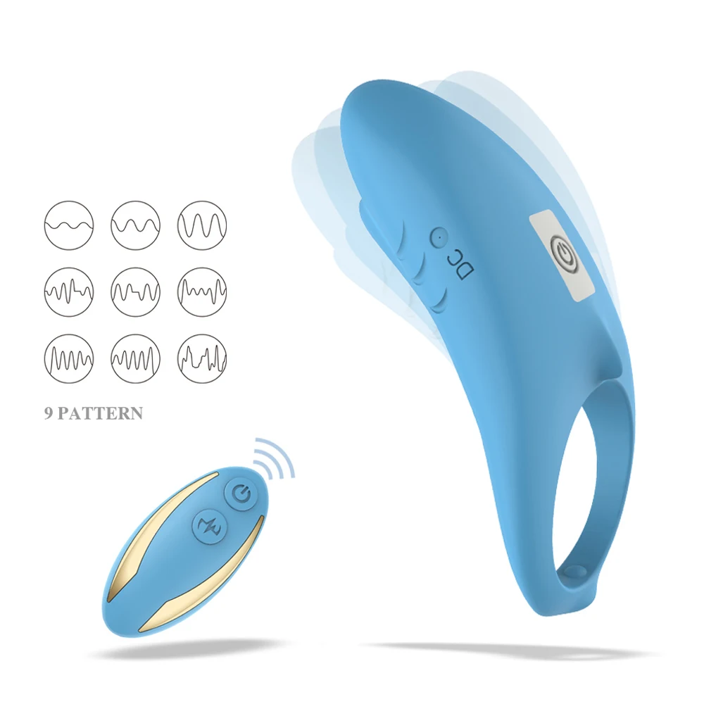 Wireless Remote Control Penis Delay Ejaculation Cock Vibrating Ring Penetration G spot Stimulator Dildo Vibrator Sex Toy for Men (7)
