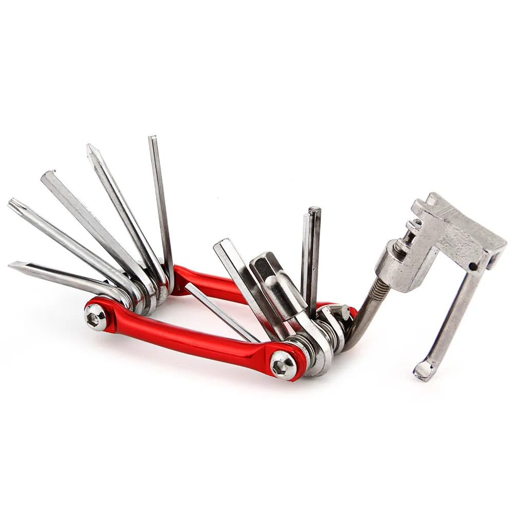 buy Bicycle Repair Tool 11 in 1 Bicycle Moutain Road Bike Tool Cycling Multi Repair Tools Kit Wrench Screwdriver Bike Repair Tools