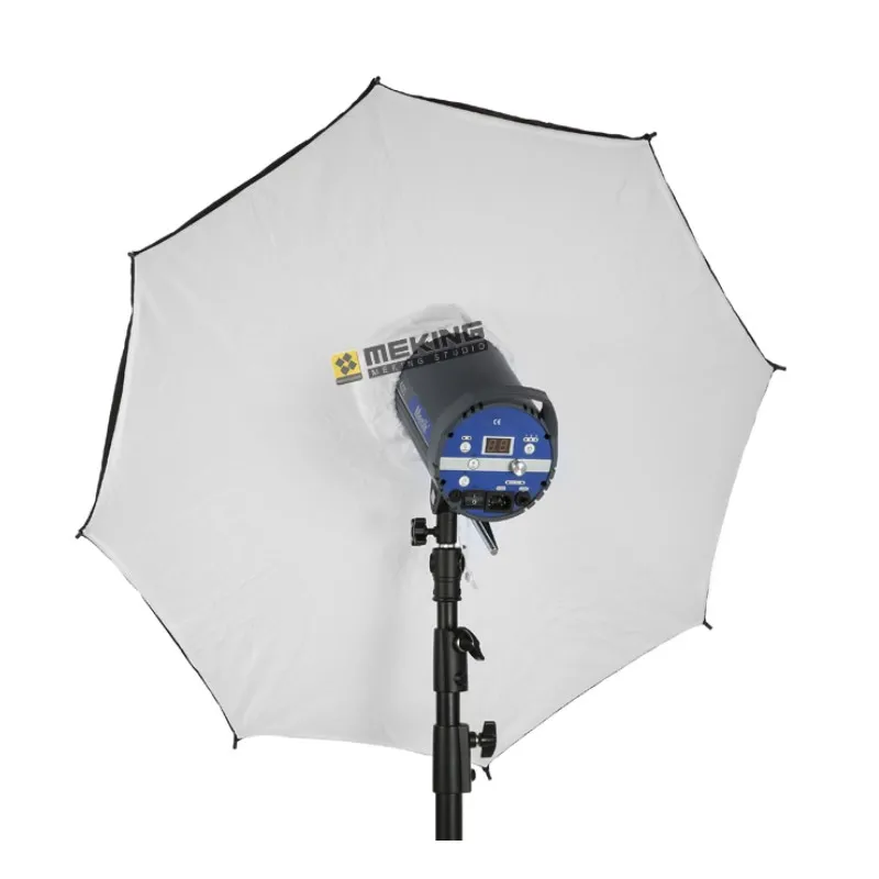 Kit para Luz Selens - 33 Preto & Prata Guarda-chuva Photo Studio Iluminação Guarda-chuvas Softbox 2in1 Fotográfica 2 Pçs 84 cm - Image 4