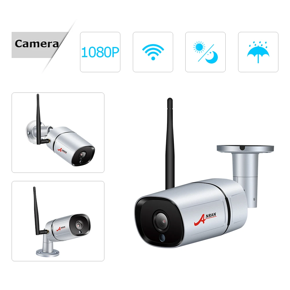 ANRAN 4 канала 1080P система безопасности камера HD видео DVR рекордер с 2MP Крытый