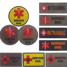 Пользовательский сервис собака вытканный крючок назад K-9 собака тактическая нашивка Военная США боевой дух армии значки для рюкзака