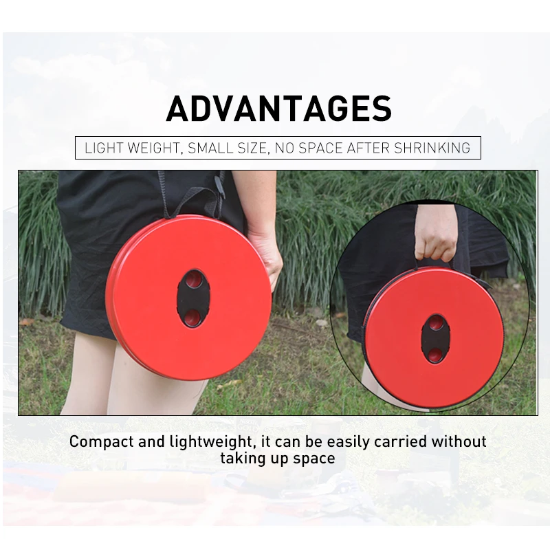 Outdoor Collapsible Portable Chair Fishing Camping BBQ Queue Tourism Ultralight Foldable Retractable Stool Beach Garden Seat