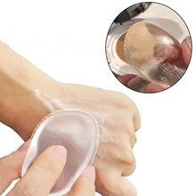 Новые модные женские наборы инструментов для макияжа прозрачный основа лица Силиконовый спонж для макияжа манжета