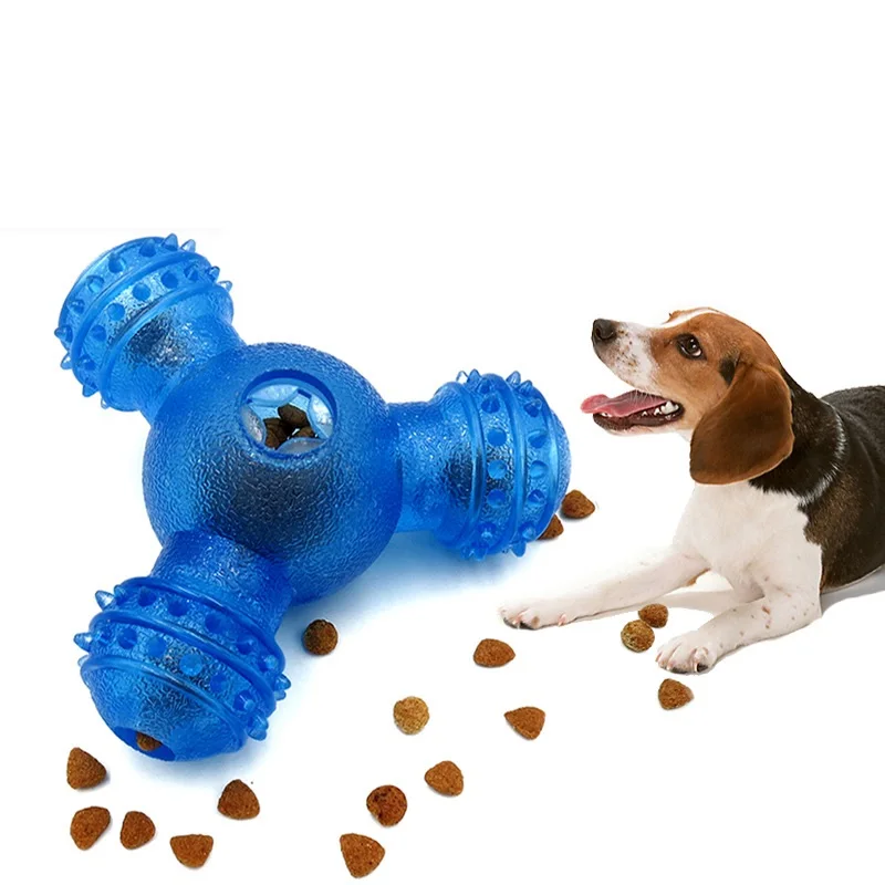 

SENYE PETS Y-shaped Sound Multi-color TPR Small Spiky Ball Pet Dog Chew Toy