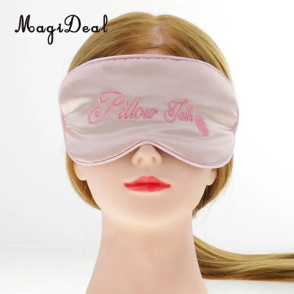 Buy MagiDeal Pillow Talk Silk Soft Sleeping Eye Mask