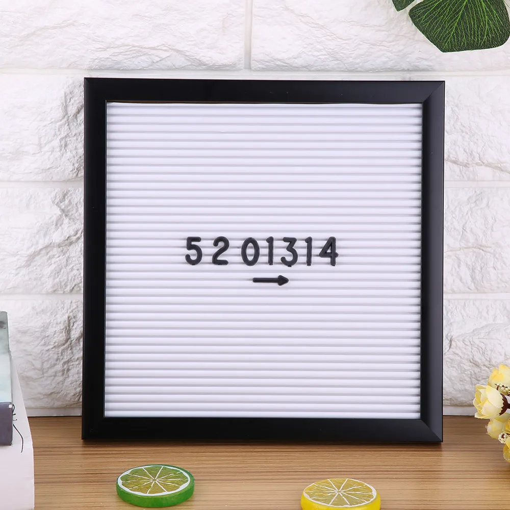 

Home Room Office Decor Message Felt Letter Board Sign Changeable Letters Numbers 25cm*25cm