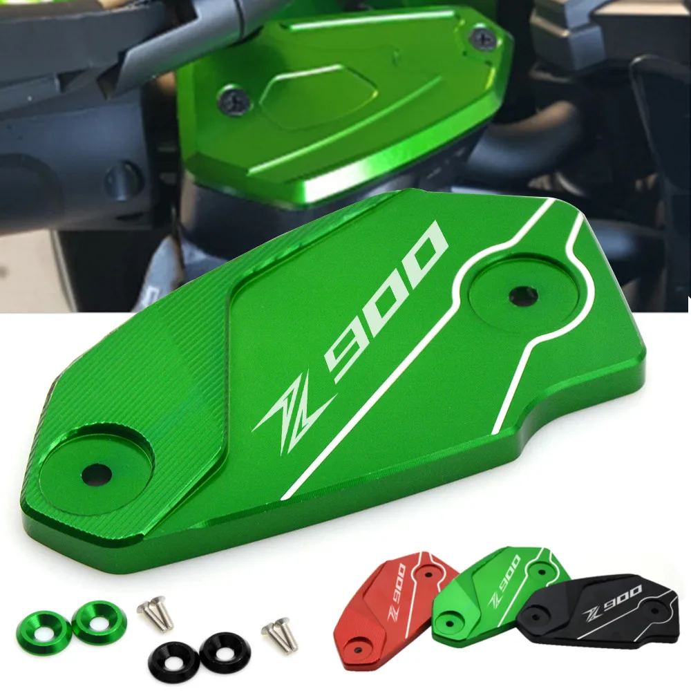 For Kawasaki Z900 Z 900 2017 2018 Aluminum Parts motorcycle Front Brake Cylinder Cover Fluid Reservoir Cap Green Red Black