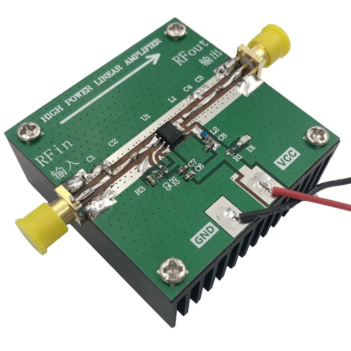 

RF2126 400M-2700MHz RF Power Amplifier Linear Amplifier 2.4GHz 1W for WiFi Bluetooth Ham Radio