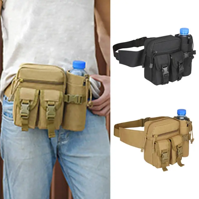 2019 Fashion Men Military Wallet Belt Bag Men Waist Pack Pouch Hiking Chest Bag